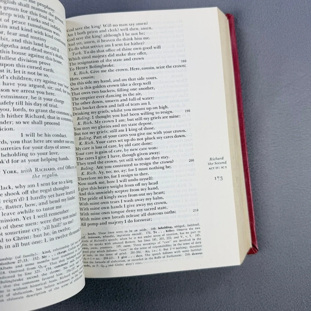 Hardin Craig An Introduction to Shakespeare Hardcover 1952 8 Plays Sonnets Drama